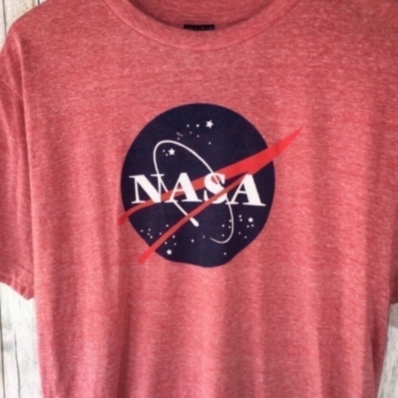 NASA Red Heather Tee - Picture 2 of 4